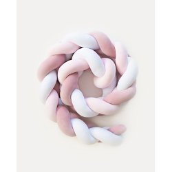 Flettet sengerand -  Velour - Sommer mix