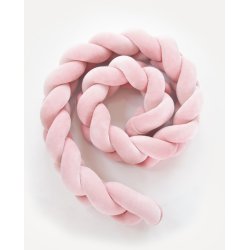 Flettet sengerand - lyserd