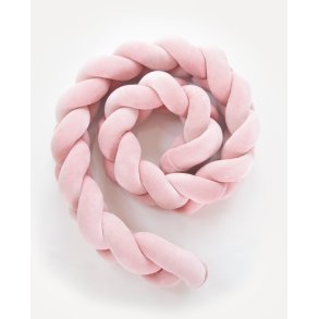 Flettet sengerand - lyserd