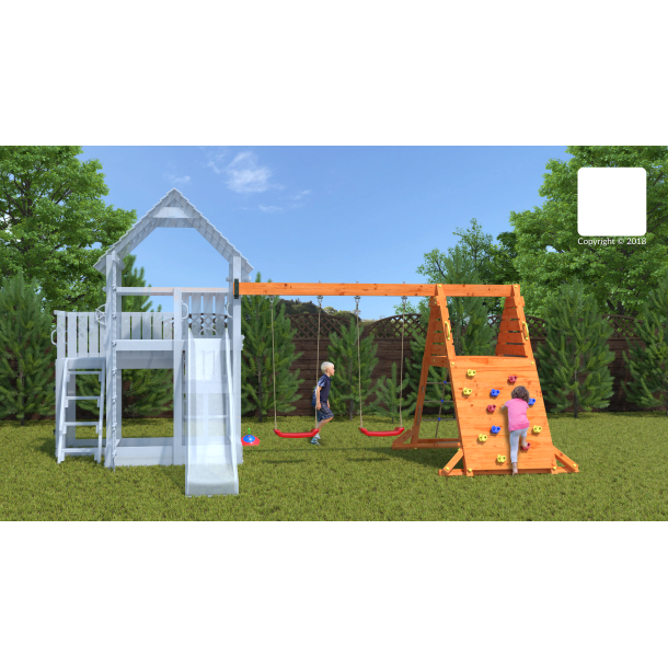 Klatresektion - Med 2 gynger