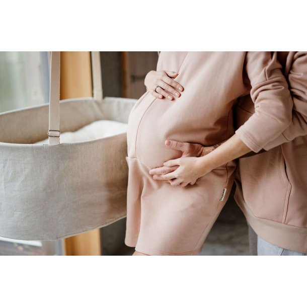 Hngende babyvugge - Natural Linned