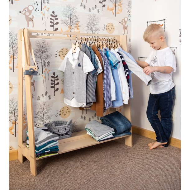 T�jstativ - m. b�jlestang - Naturlig tr�