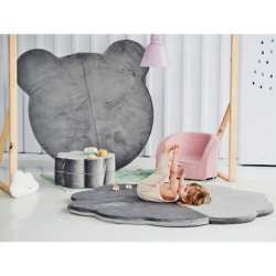 Legemadras - blomst - navy blue