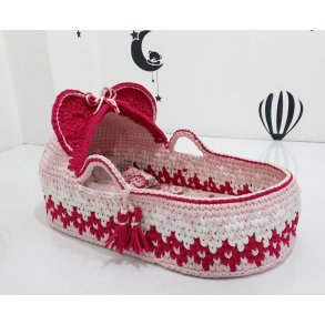 Luksus lift - R�d/rosa - med �rer