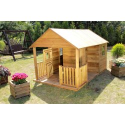 Legehus - Danny m. overdkket terasse