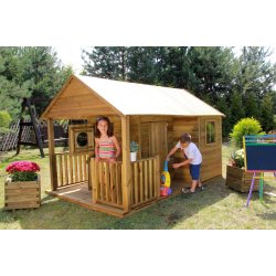 Legehus - Danny m. overdkket terasse