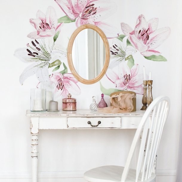 Wallstickers - Liljer - Lyserde