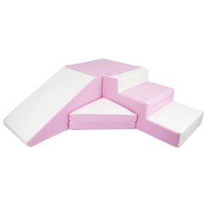 Rutsjebane Legest - Hvid/Lyserd