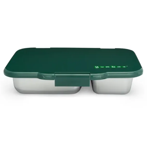 Yumbox madkasse - 5 rum - Rustfrit stl - Grn