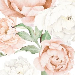 Wallstickers - Fersken poner - Lille