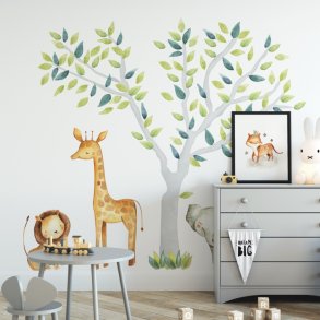 Wallstickers - Tr + dyr