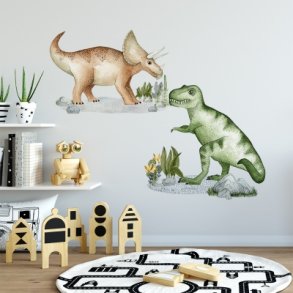 Wallstickers - 2 stk dino