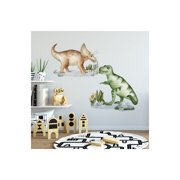 Wallstickers - 2 stk dino