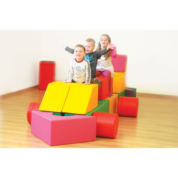 Skum blokke - multi farver