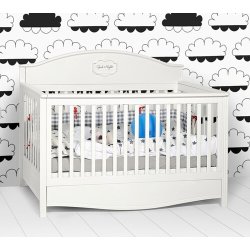 Godnat med skuffe hvid