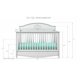 Godnat med skuffe hvid