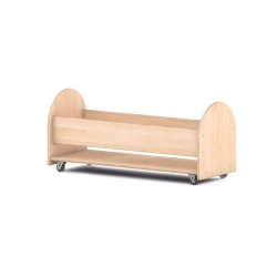 Regnbue puffs  - inklusiv reol til