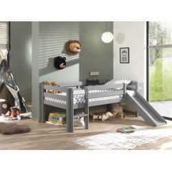 Enkeltseng - Pino- 90x200 cm - med rutsjebane