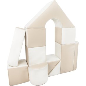 Byggeklodser - Hvid - Beige
