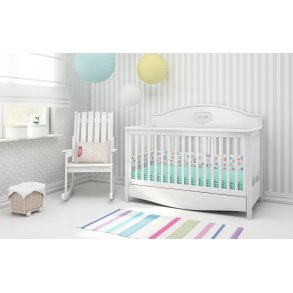 Godnat med skuffe hvid