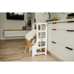 Foldbart lringstrn - Hvid