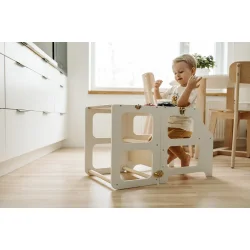 Foldbart lringstrn - Hvid