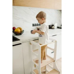 Foldbart lringstrn - Hvid