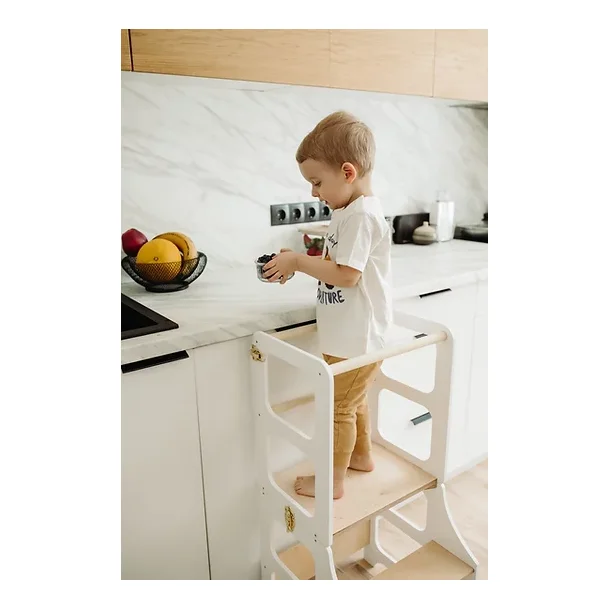 Foldbart lringstrn - Hvid