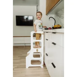 Foldbart lringstrn - Hvid