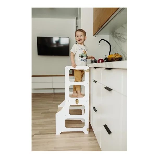 Foldbart lringstrn - Hvid