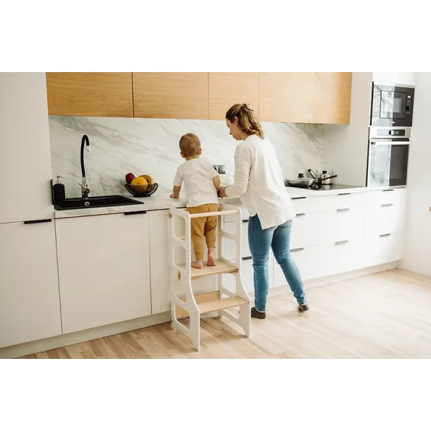 Foldbart lringstrn - Hvid