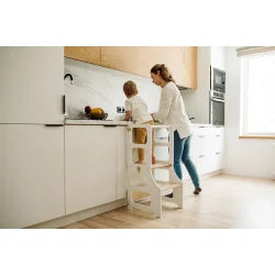 Foldbart lringstrn - Hvid