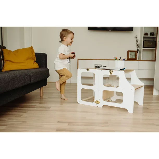 Foldbart lringstrn - Hvid