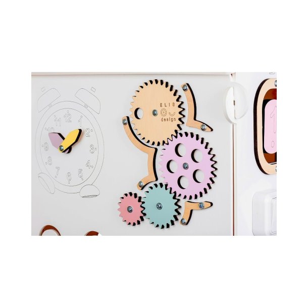 Aktivitetshus - Hvidt pastel