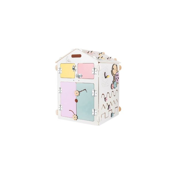 Aktivitetshus - Hvidt pastel