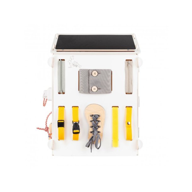 Aktivitetshus - Hvidt pastel