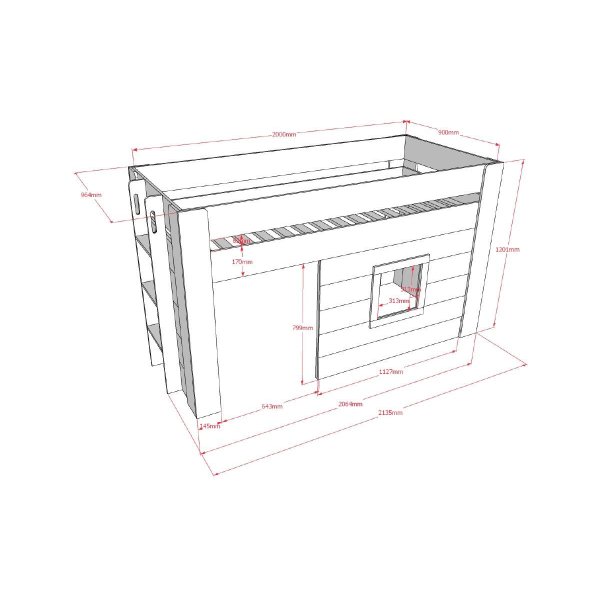 Enkeltseng - Noah - 90 x 200 cm