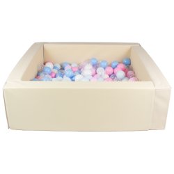 Boldbassin - Firkantet med bolde