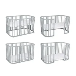  7i1 babyseng - Med madras - Lysegr