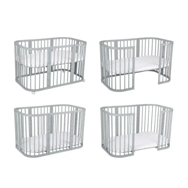  7i1 babyseng - Med madras - Lysegr