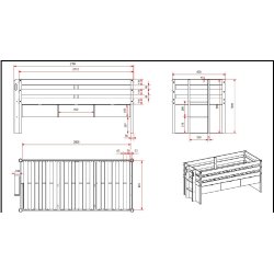 Enkeltseng - med opbevaring