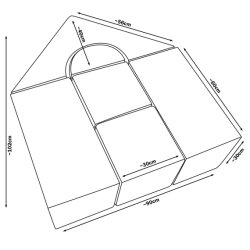 Byggeklodser - S�t med 6 moduler. 