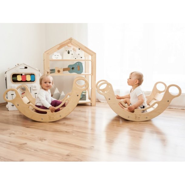 Klatrevippe - Naturtr med hvid