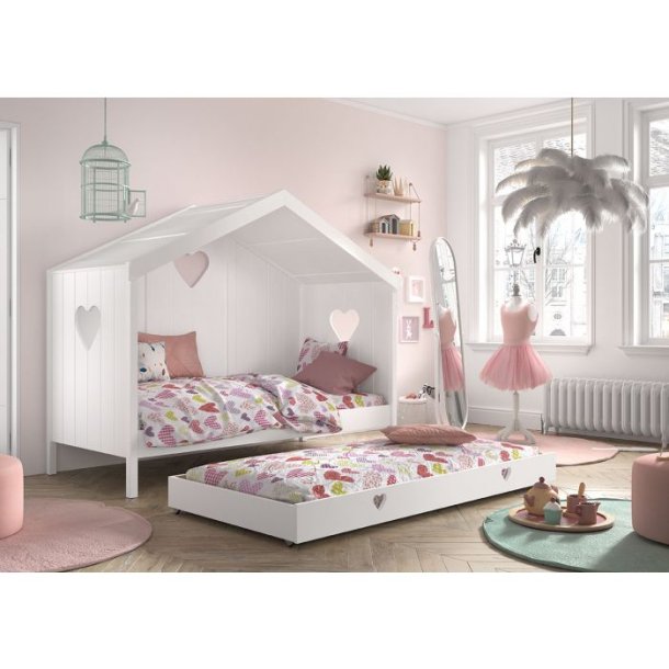 Husseng - Hjerte - M. Gavl, Skuffe og sengehest