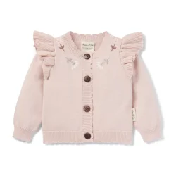 Cardigan - Blush Ruffle