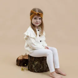 Cardigan - White Ruffle