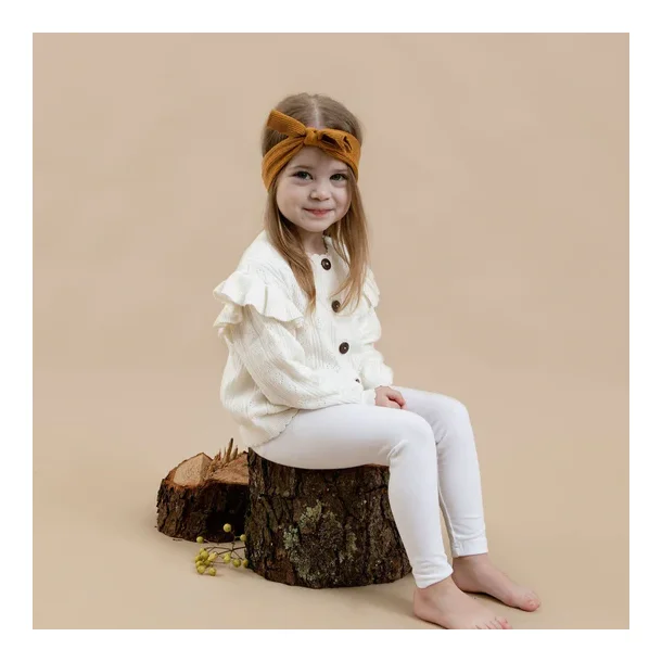 Cardigan - White Ruffle