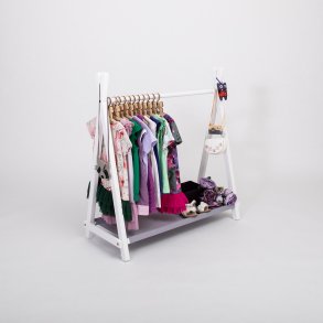 T�jstativ - m opbevaring - Hvid