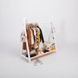 T�jstativ - m opbevaring - Hvid