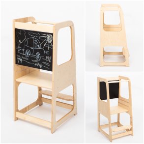 L�ringst�rn med kridttavle - Naturlig tr�